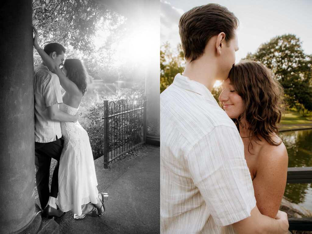 Schiller Park Columbus Ohio Engagement Photos Elizabeth Nihiser Photography Romantic Comedy Central Park Cute Whimsical Fun Love Joy Happy Beautiful Artistic Film Motion Blur Classic Modern Golden Hour Dress Outfit Inspo Inspiration Pinterest Travel Best Ring