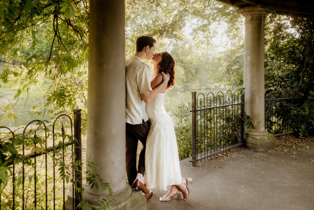 Schiller Park Columbus Ohio Engagement Photos Elizabeth Nihiser Photography Romantic Comedy Central Park Cute Whimsical Fun Love Joy Happy Beautiful Artistic Film Motion Blur Classic Modern Golden Hour Dress Outfit Inspo Inspiration Pinterest Travel Best Ring