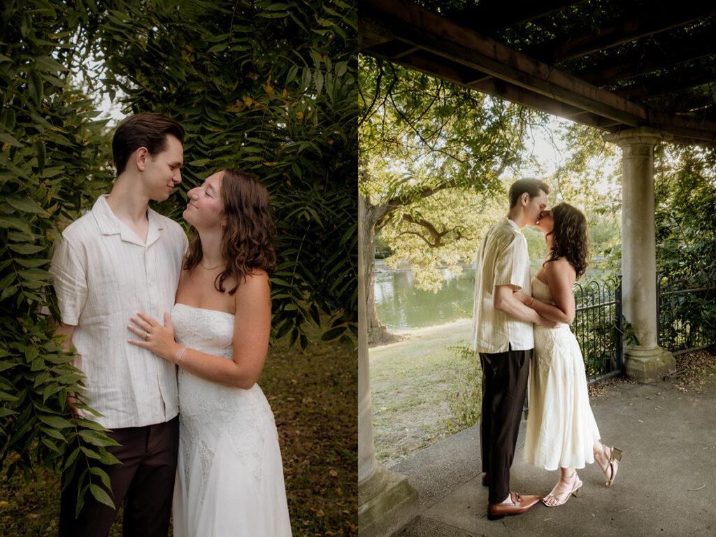 Schiller Park Columbus Ohio Engagement Photos Elizabeth Nihiser Photography Romantic Comedy Central Park Cute Whimsical Fun Love Joy Happy Beautiful Artistic Film Motion Blur Classic Modern Golden Hour Dress Outfit Inspo Inspiration Pinterest Travel Best Ring