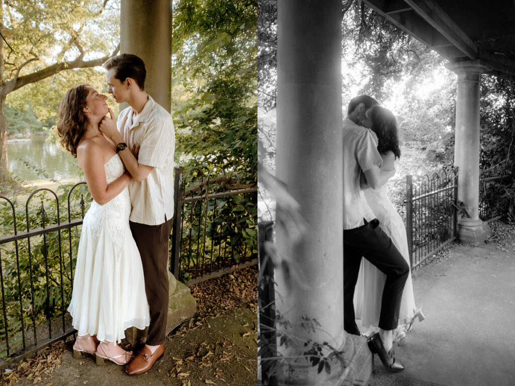 Schiller Park Columbus Ohio Engagement Photos Elizabeth Nihiser Photography Romantic Comedy Central Park Cute Whimsical Fun Love Joy Happy Beautiful Artistic Film Motion Blur Classic Modern Golden Hour Dress Outfit Inspo Inspiration Pinterest Travel Best Ring